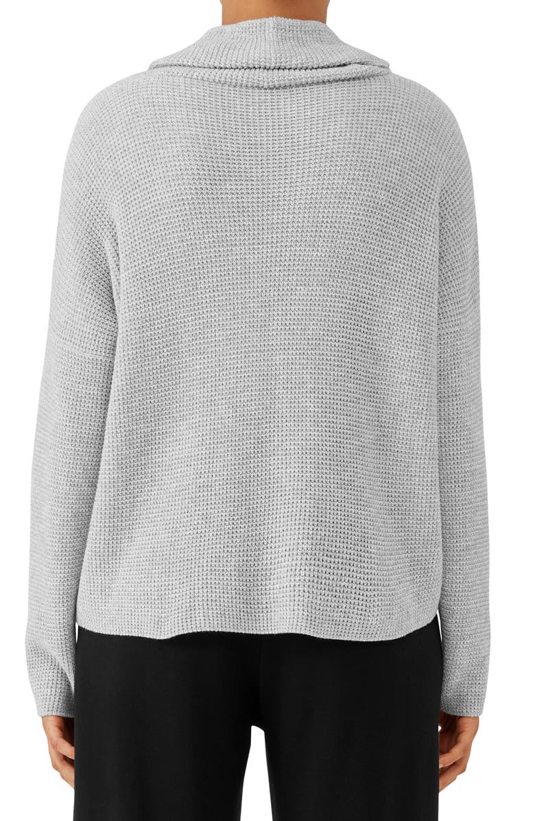 Eileen Fisher Cowl Neck Organic Cotton Pullover, Alternate, color, 