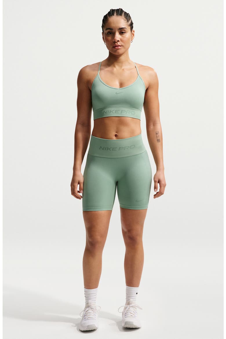 Pro Dri-FIT Seamless Sports Bra, Alternate, color, STEAM