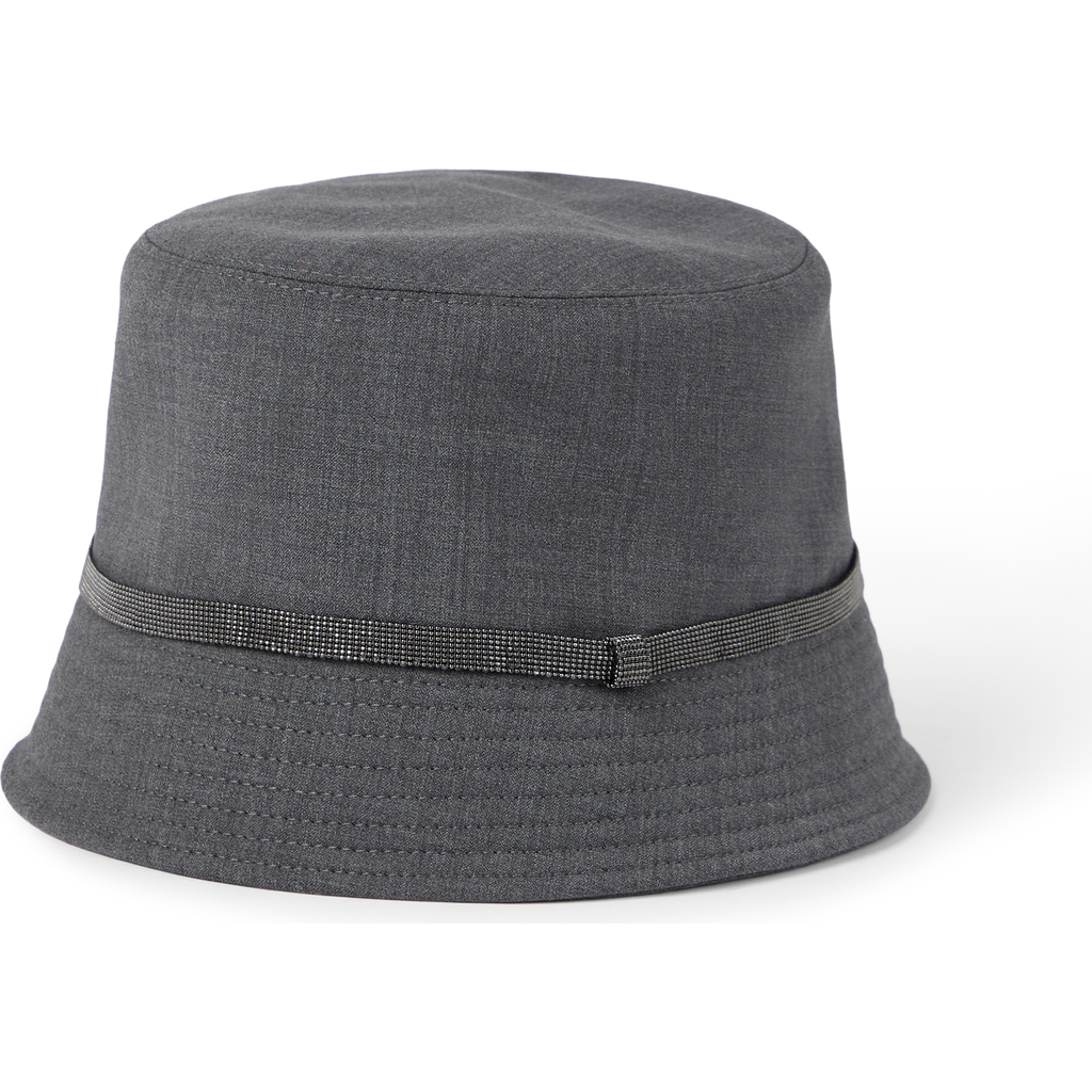 Brunello Cucinelli Bucket hat in Dark Grey at Nordstrom, Size Large