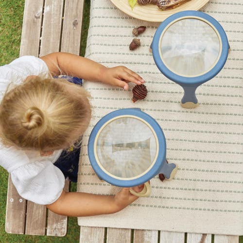 Kaplan Early Learning Company All-weather Tabletop Magnifier In Blue