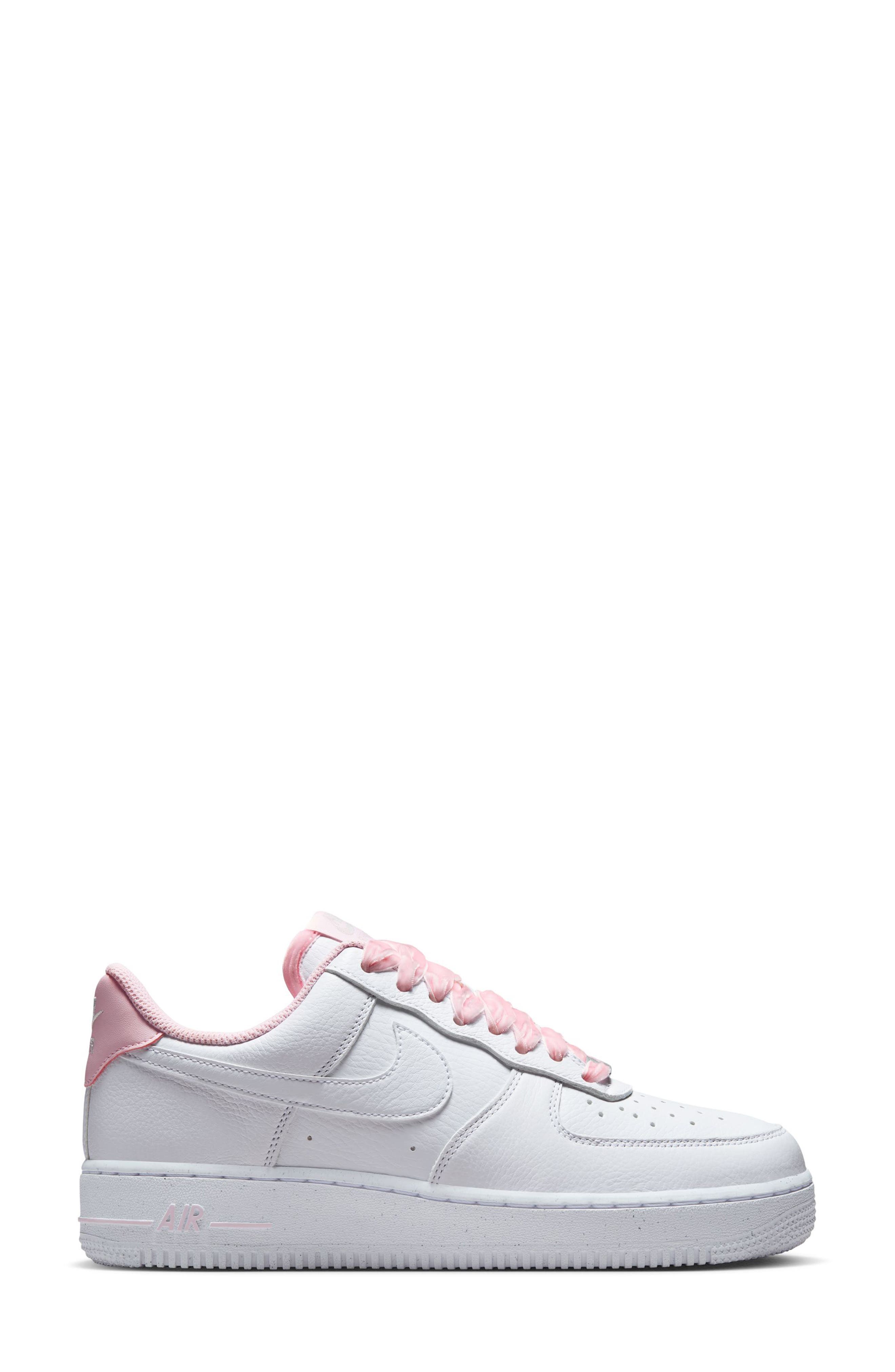 Nike Air Force 1 '07 Sneaker, Alternate, color, Pink/ White/ Grey/ Silver