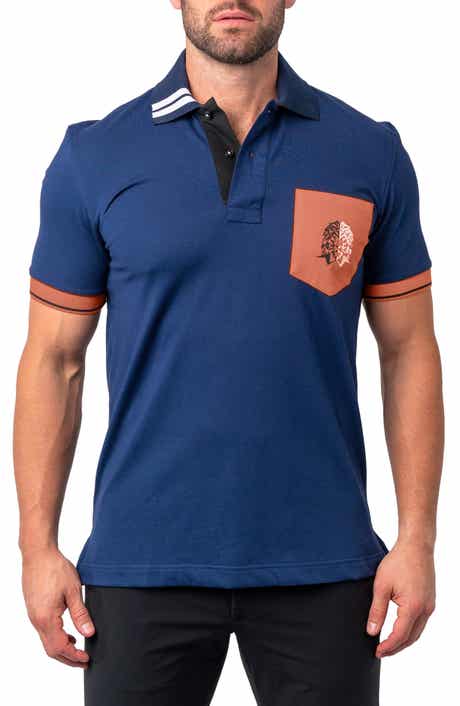 Maceoo Mozartclasstip Regular Fit Egyptian Cotton Polo