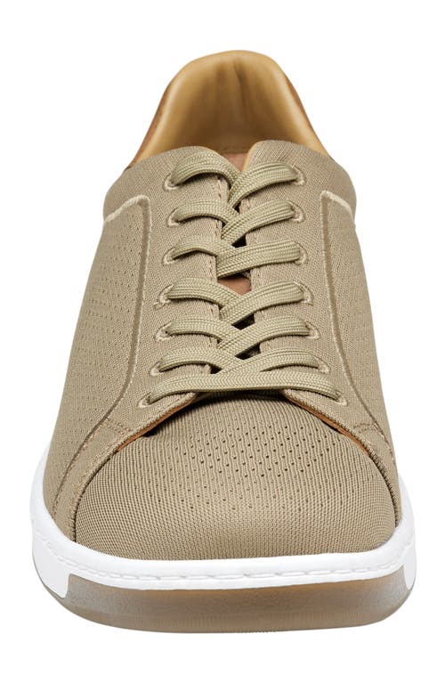 Johnston & Murphy Daxton Knit Sneaker In Taupe Knit
