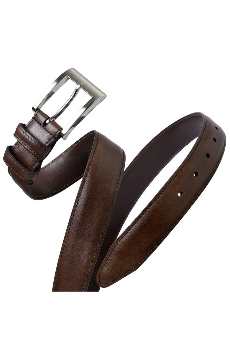 Allen Edmonds Wide Leather Belt, Alternate, color, Espresso