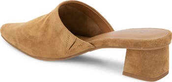 Lyn Suede Mule Heel