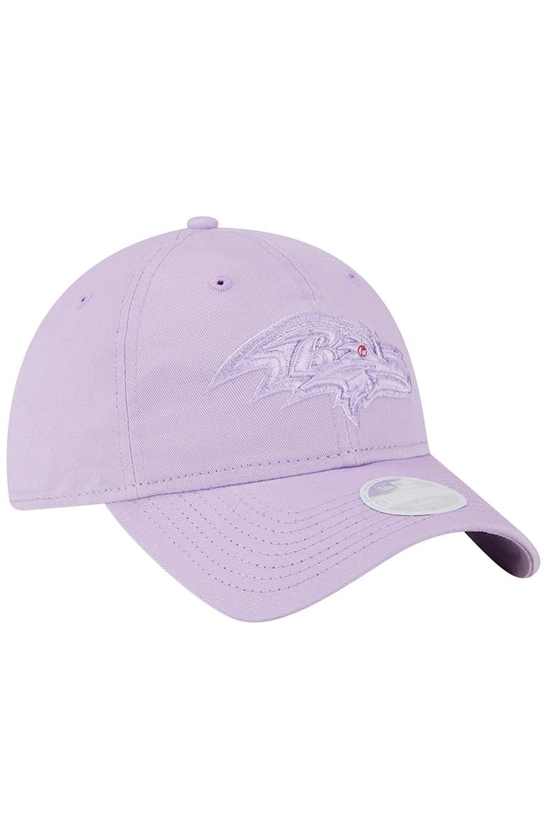 New Era Women's New Era Purple Baltimore Ravens Color Pack Brights 9TWENTY Adjustable Hat, Alternate, color, 