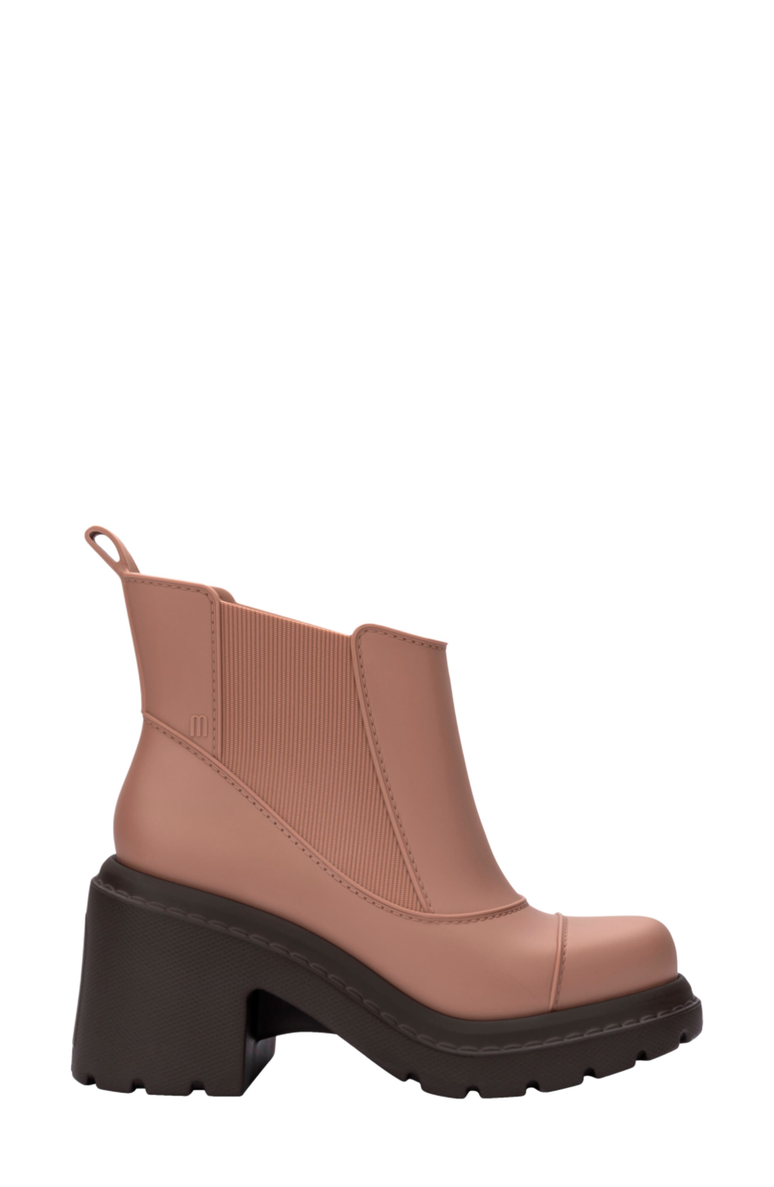 Courtney Platform Chelsea Boot, Alternate, color, BROWN
