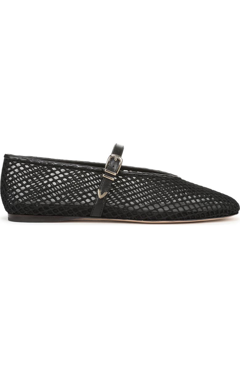 Favorite Daughter Margot Mesh Mary Jane Flat, Alternate, color, Black