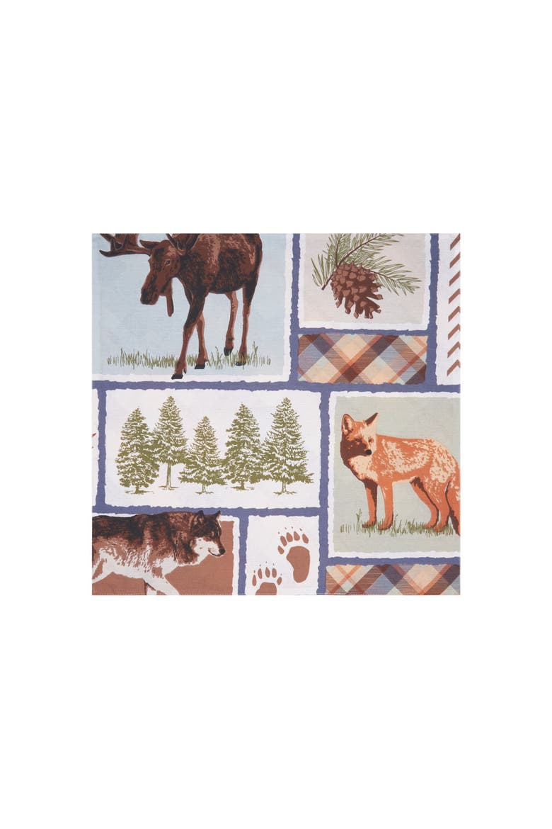 Oakley Napkin, Set of 6, Main, color, Brown