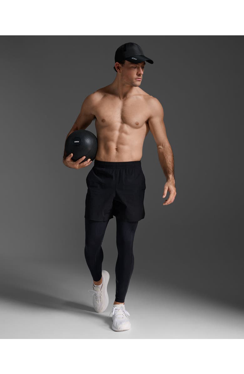 2XU Force Compression Tights, Alternate, color, Black/Nero