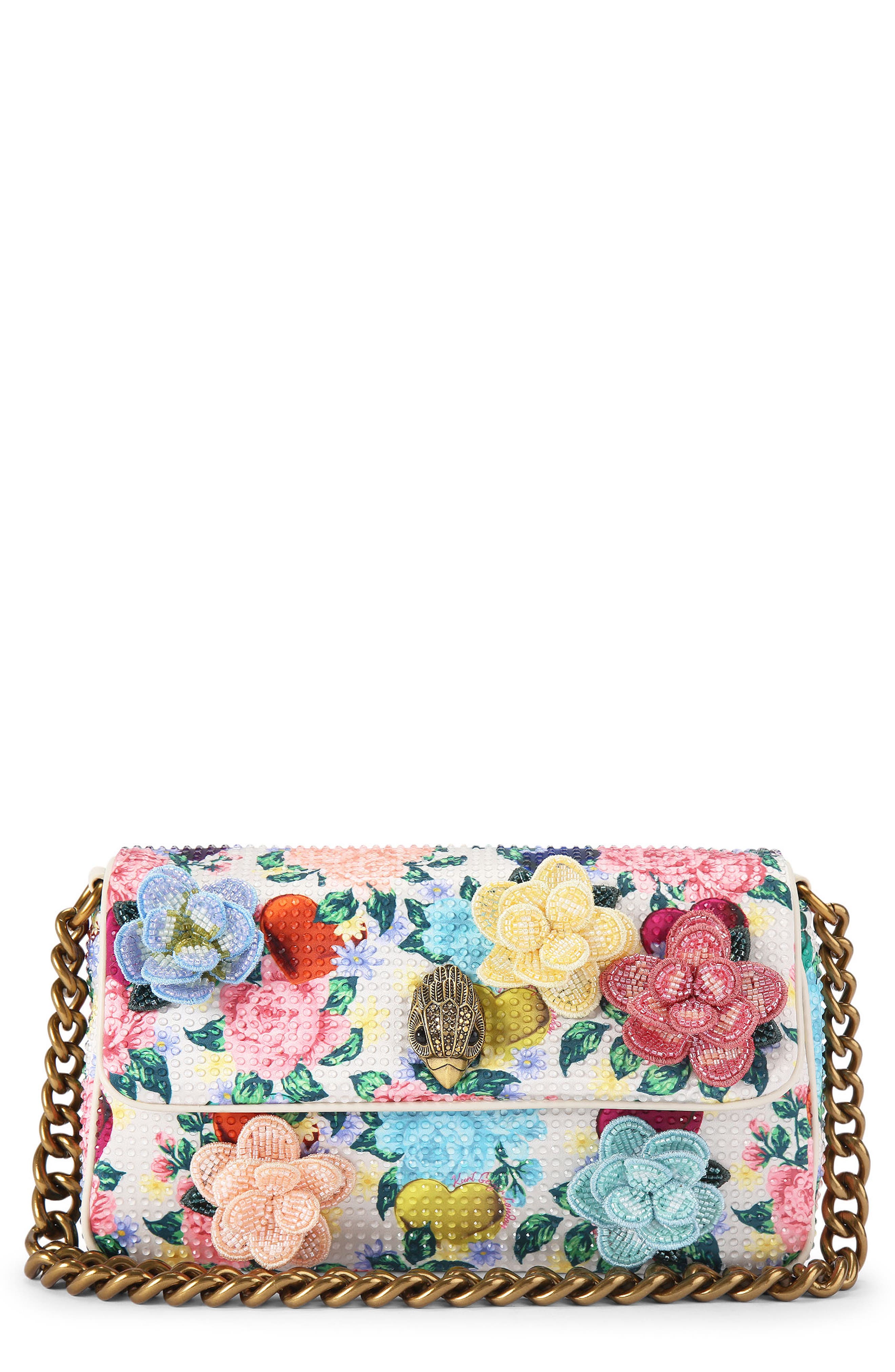 Kurt Geiger London Small Kensington Convertible Shoulder Bag, Main, color, Open White