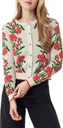 Scotch & Soda Poinsettia Intarsia Crewneck Sweater