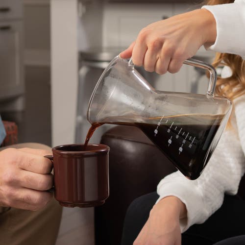London Sip Glass Pour Over Carafe W/ Reusable Filter, 600ml In Transparent