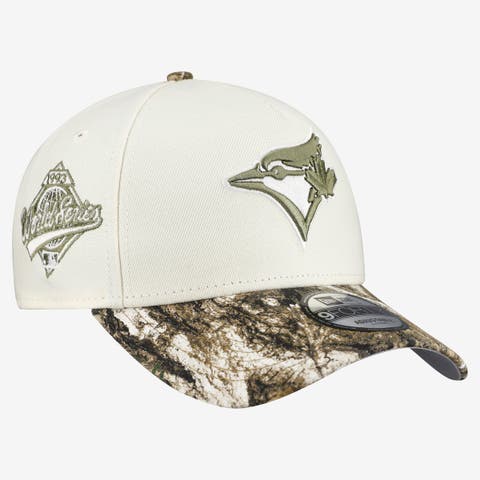 Men's New Era Khaki/Realtree Camo Toronto Blue Jays 9FORTY A-Frame Adjustable Hat