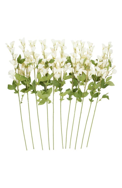 Set of 12 Sweet Pea Artificial Flowers