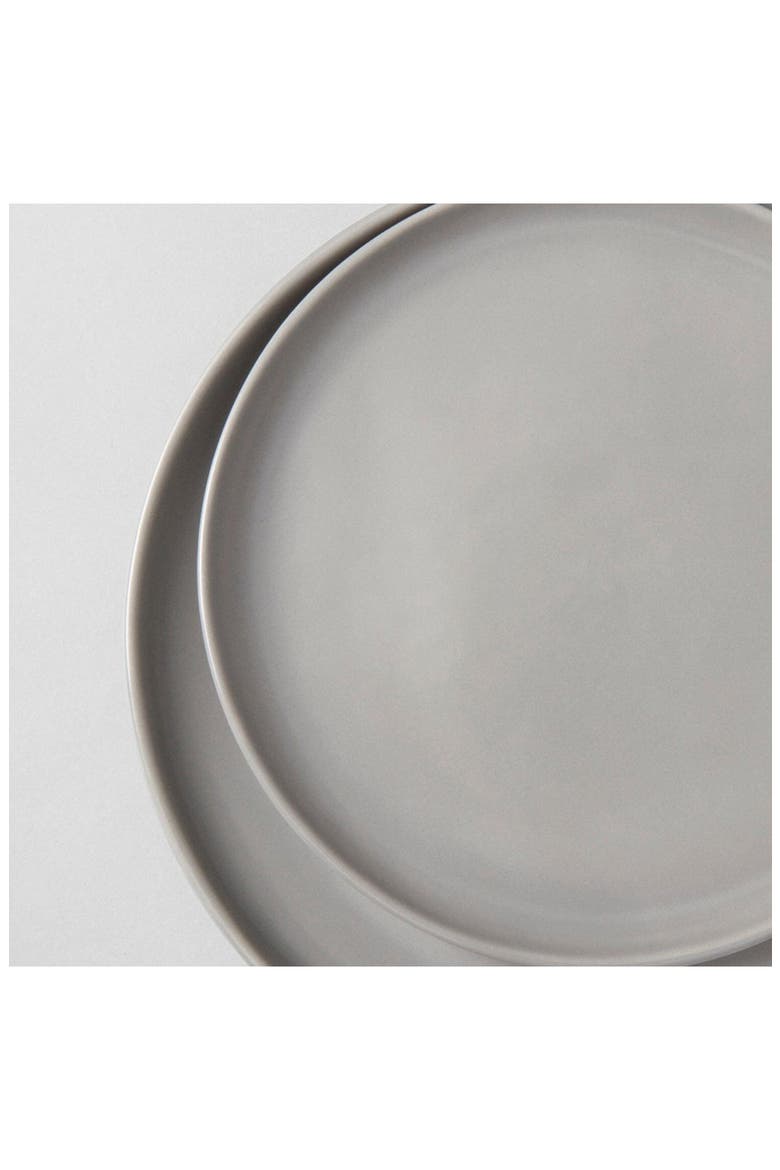 The Dinner Set of 4 Plates, Alternate, color, DOVE GREY