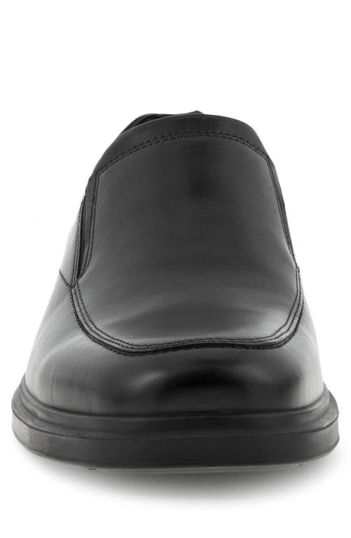 Ecco Helsinki 2.0 Apron Toe Leather Slip-on In Black