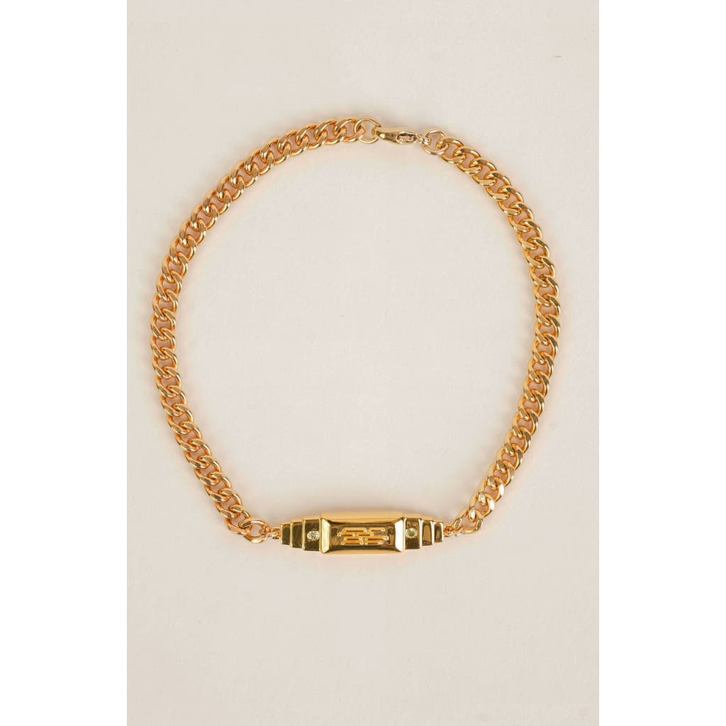 Gwen Beloti Gold Bar Block Bracelet  product