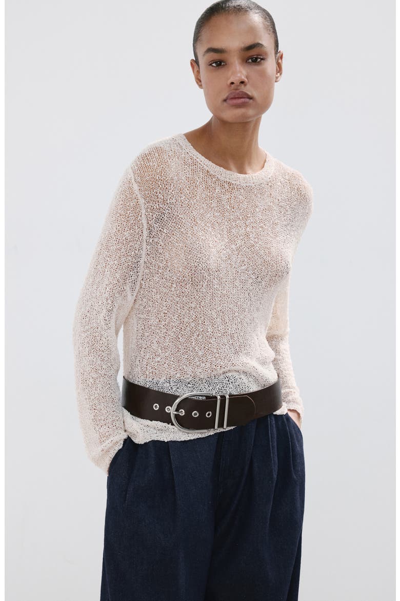 Souffle Balloon Jeans, Alternate, color, OPEN BLUE