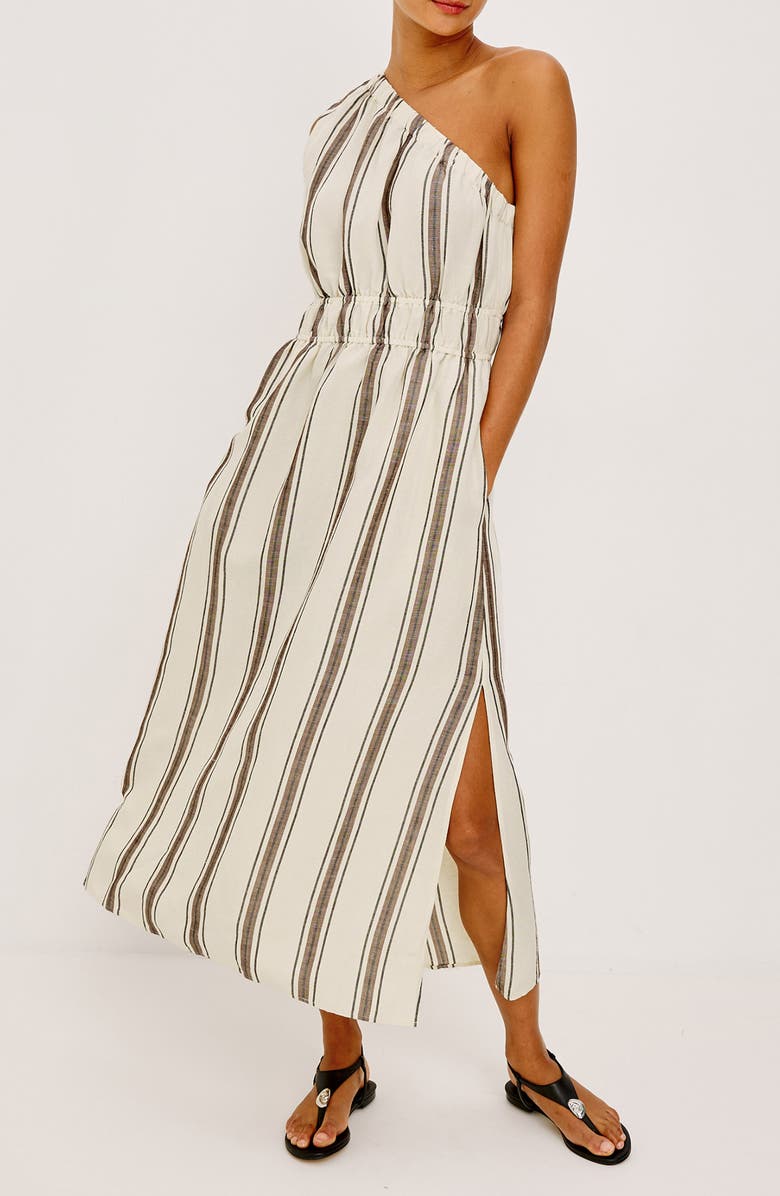 Rails Selani Stripe One-Shoulder Maxi Dress, Alternate, color, Sequoia Stripe