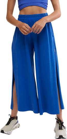 Free People FP Movement Hot Shot Slit Wide Leg Pants | Nordstrom