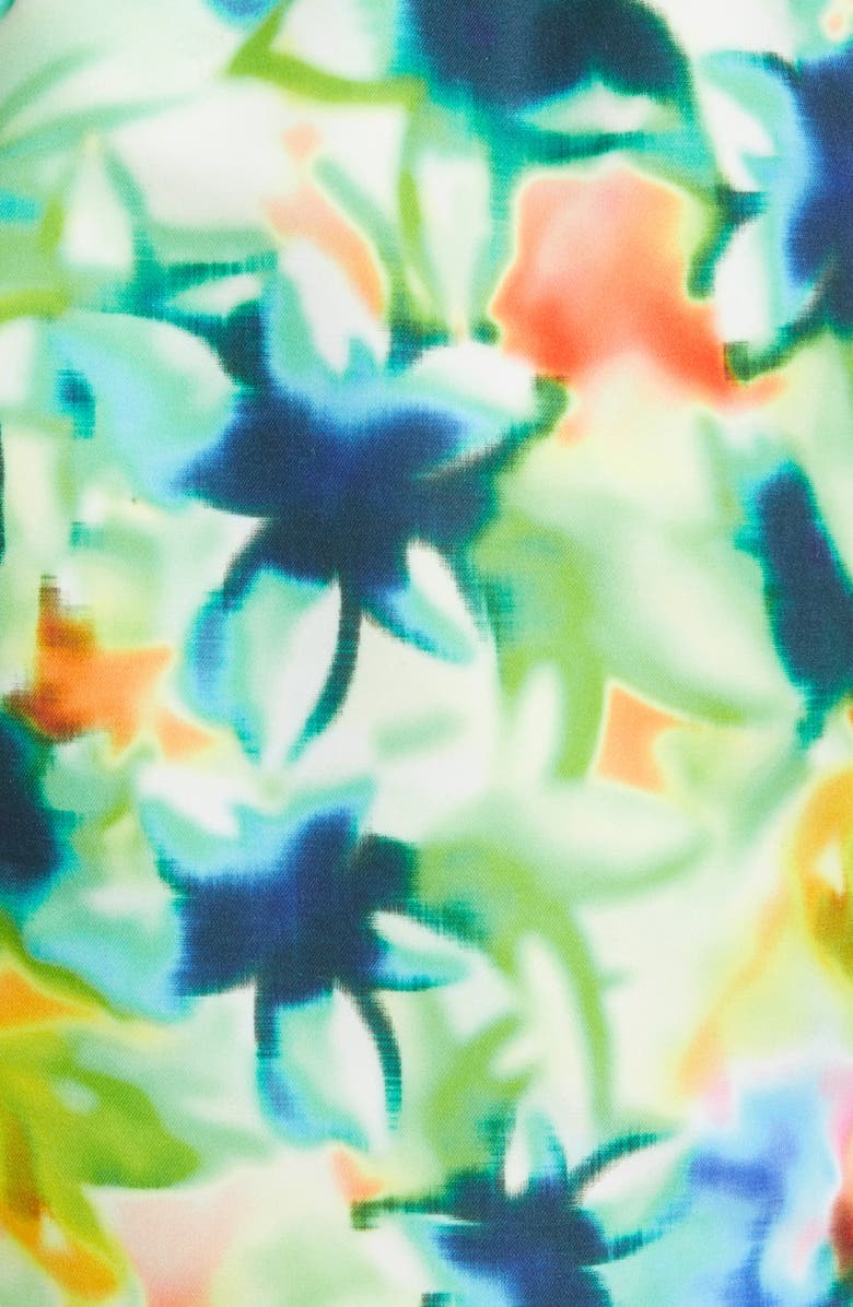 Bugatchi Tie Dye Nylon Swim Trunks, Alternate, color, 