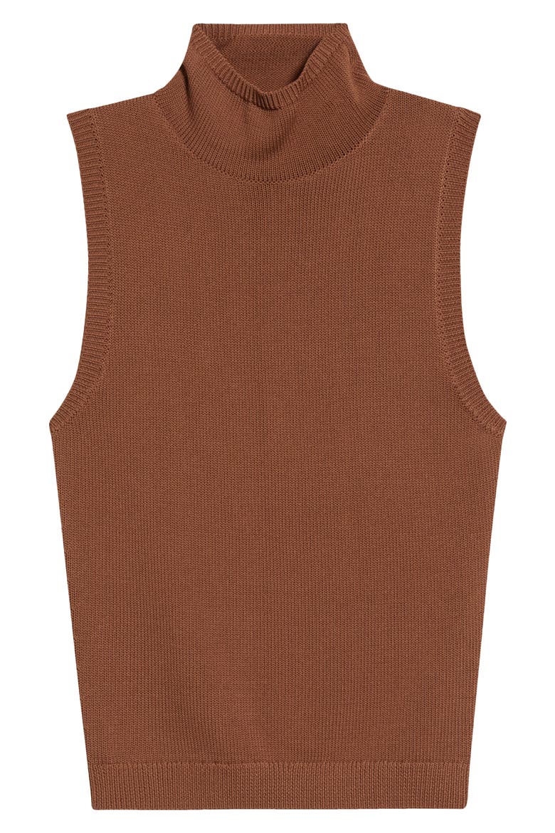 Montclair Turtleneck Sweater Vest, Main, color, CIGAR
