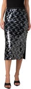 Akris punto Paillette Pencil Skirt