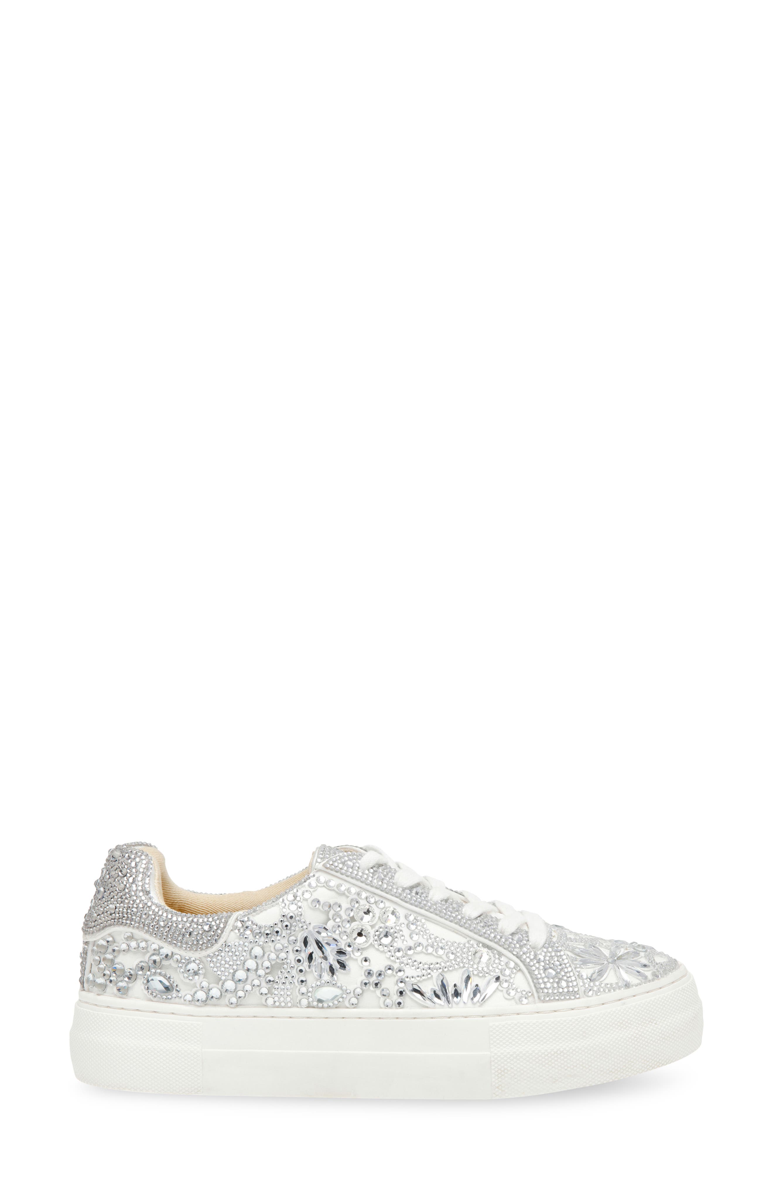 Betsey Johnson Reily Sneaker, Alternate, color, White