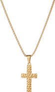 EYE CANDY LOS ANGELES Men's Elliot Cross Pendant Necklace