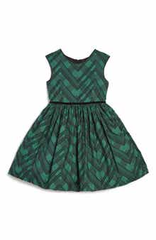 Kids' Kerry Textured Plaid Dress