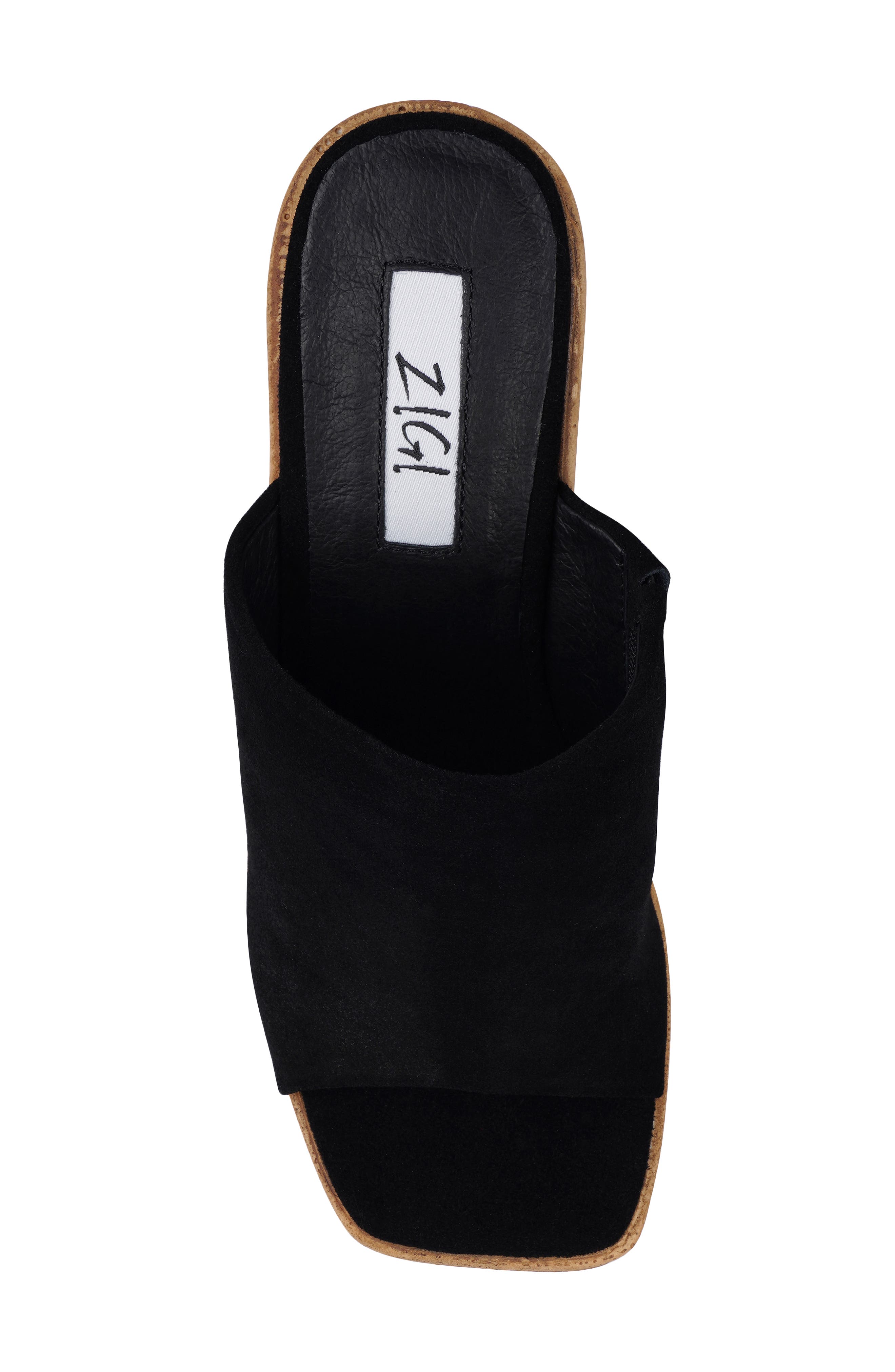 ZIGI Zhamira Platform Wedge Sandal, Alternate, color, Blk Suede