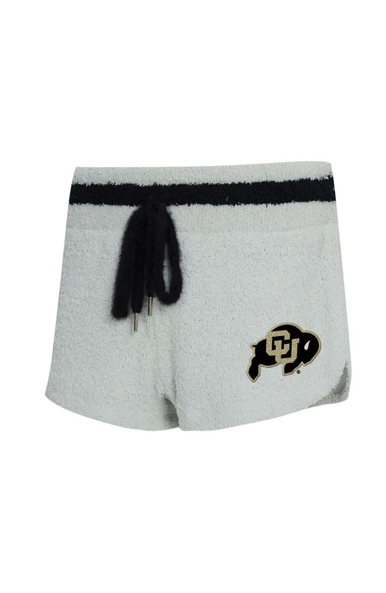 CONCEPTS SPORT Women's Concepts Sport Gray/Black Colorado Buffaloes Whitley Long Sleeve Hoodie Top & Shorts Set, Alternate, color, Gray