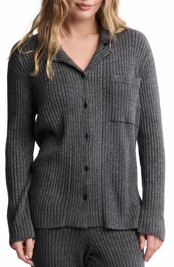 Barefoot Dreams® CozyChic® Ultra Lite® Rib Button-Up Shirt