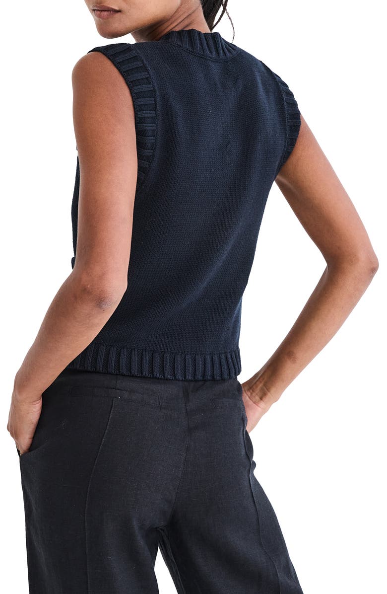 Alp N Rock Cartsen II Zip Front Organic Cotton Sweater Vest, Alternate, color,