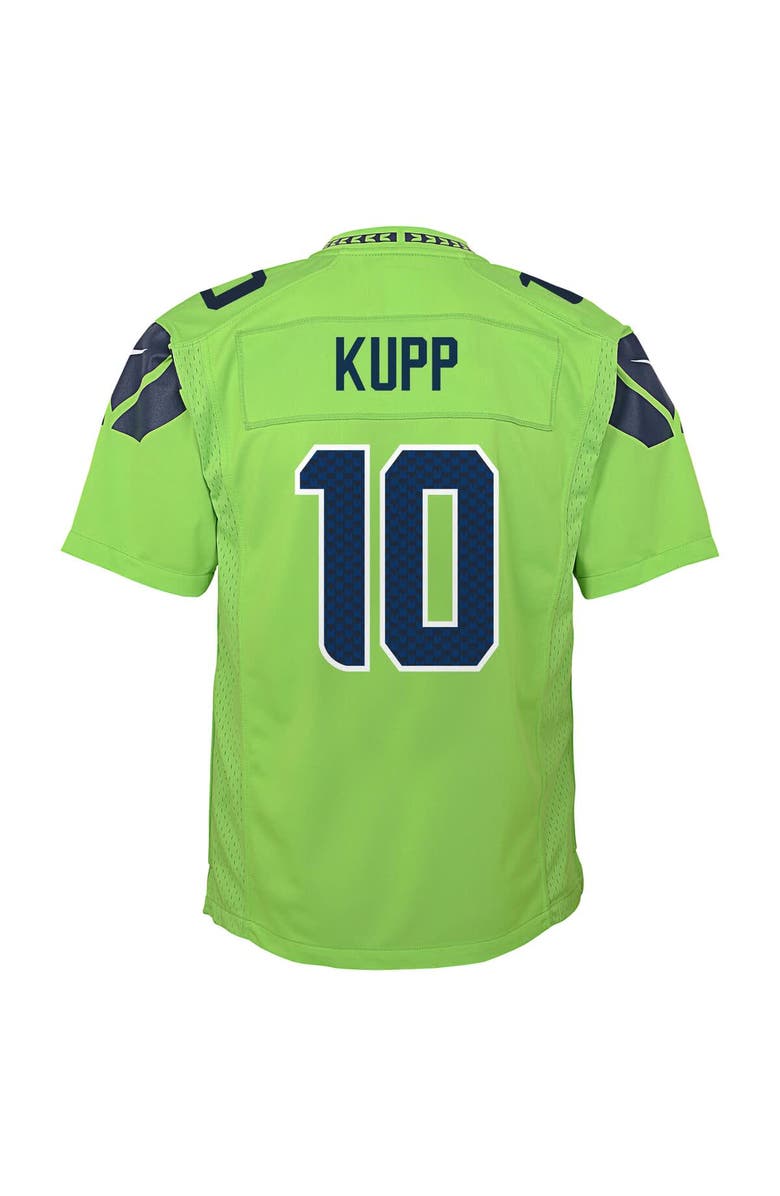 Nike Youth Nike Cooper Kupp Neon Green Seattle Seahawks Alternate Game Jersey, Alternate, color, Neon Green