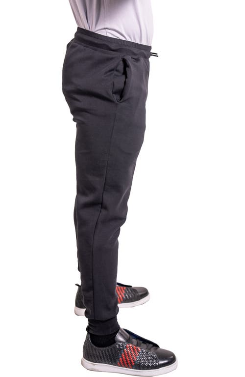 Maceoo Pocket65 Grey Cargo Joggers In Black