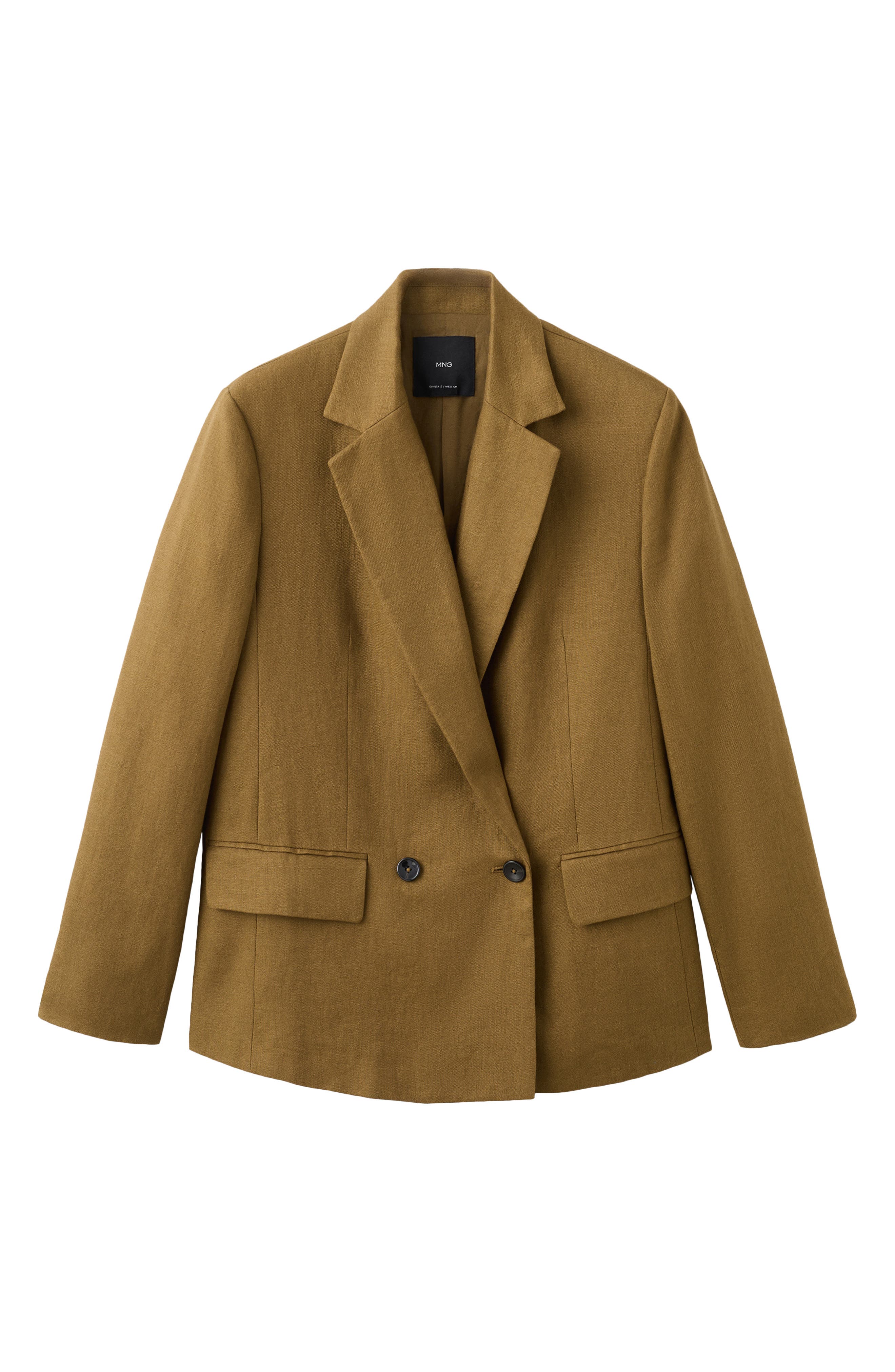Double Breasted Linen Blazer - image 2