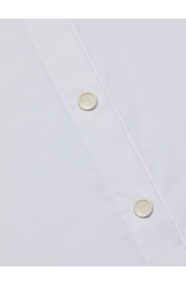 L'AGENCE Rylie Relaxed Fit Organic Cotton Blend Button-Up Shirt, Alternate, color, White