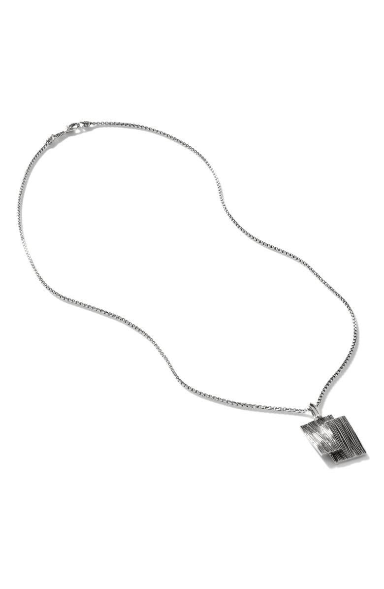 John Hardy Bamboo Striated Pendant Necklace, Main, color,