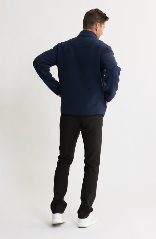 Jachs Quarter Zip Fleece Pullover In Blue