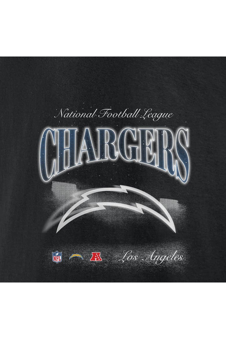 Men's Fanatics Black Los Angeles Chargers Nightfall Long Sleeve Fleece Hoodie, Alternate, color, Black