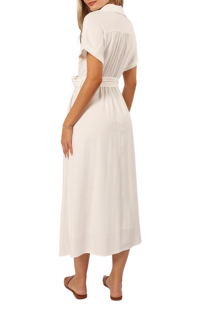 skater dress long sleeve Elowyn Linen Blend Skater Dress main image 1