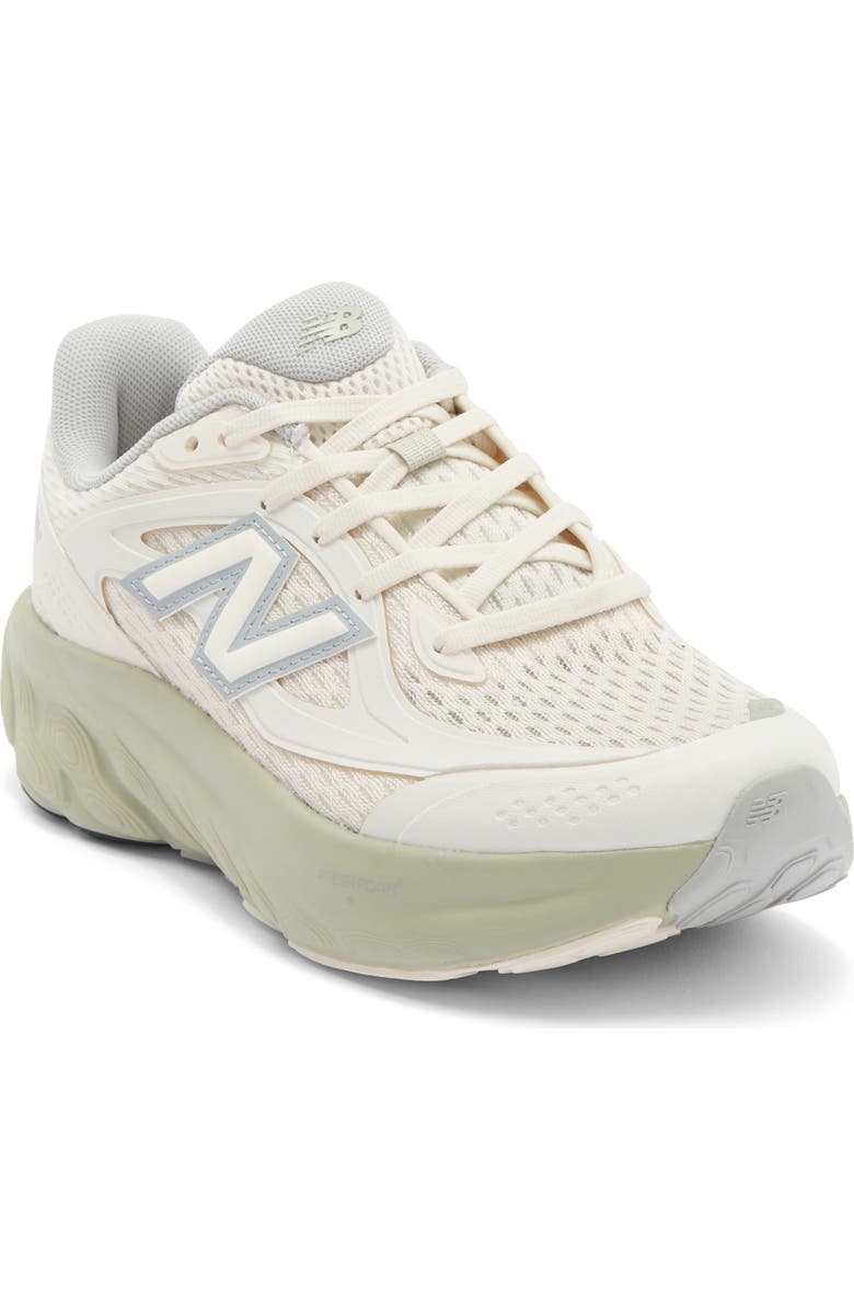 New Balance Gender Inclusive Fresh Foam Trainer Sneaker, Main, color, Linen/ Olivine