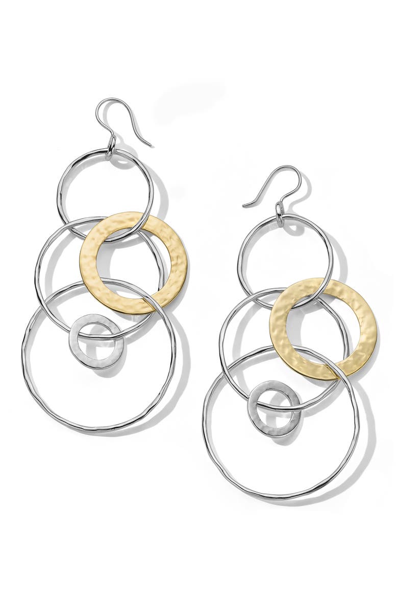 Chimera Classico Large Jet Set Earrings, Main, color, SILVER