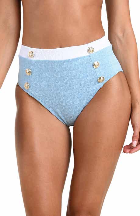 Vanessa Colorblock High Waist Bikini Bottoms