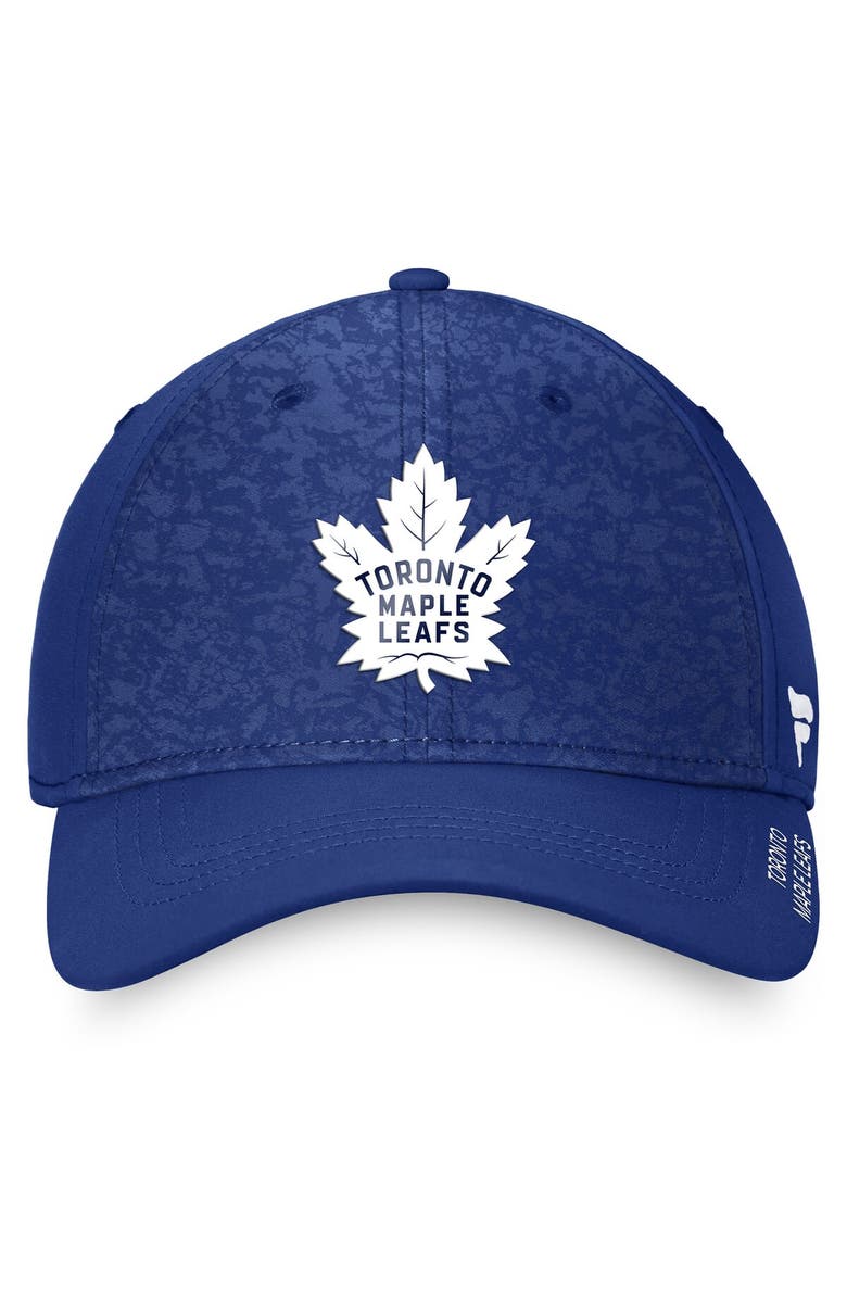 FANATICS Men's Fanatics Branded Blue Toronto Maple Leafs Authentic Pro Rink Flex Hat, Alternate, color,
