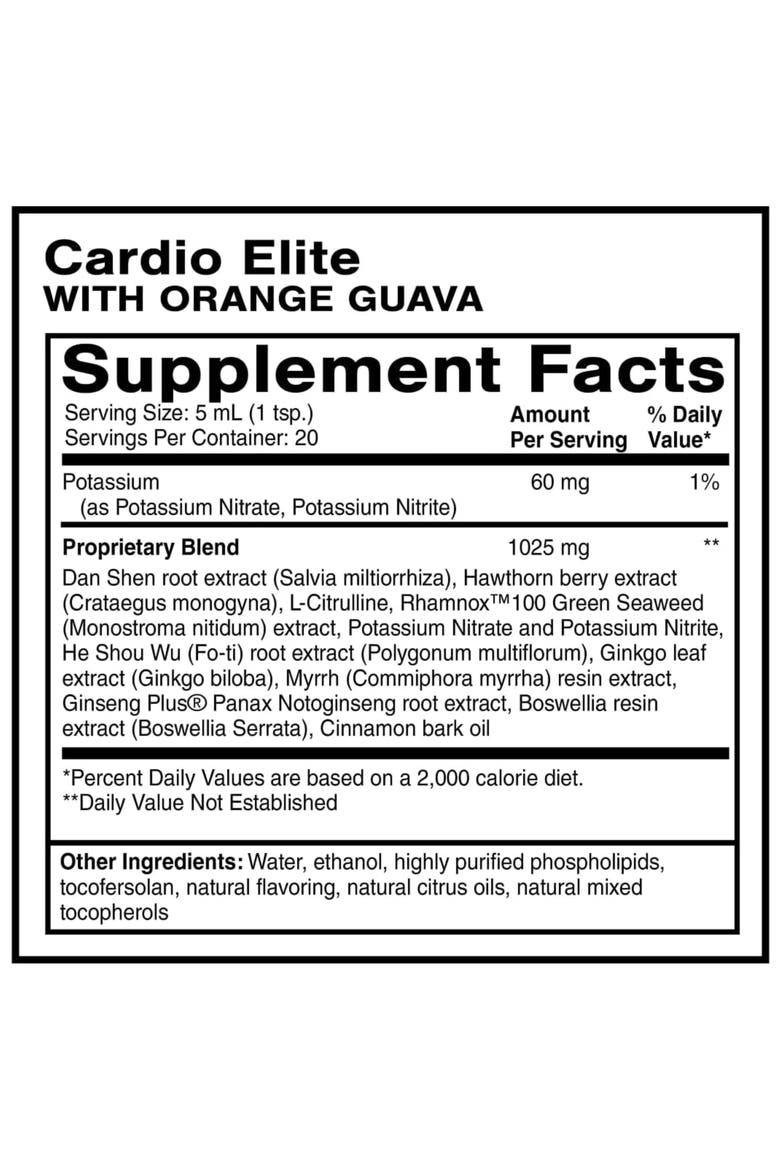 Cardio Elite Nanoemulsified Nitric Oxide Liquid Supplement, Alternate, color, None