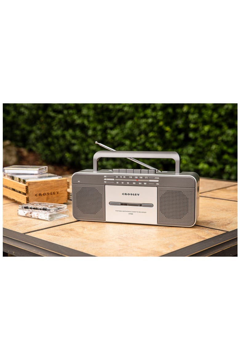 CT101 Bluetooth® Cassette Player, Alternate, color, GRAY