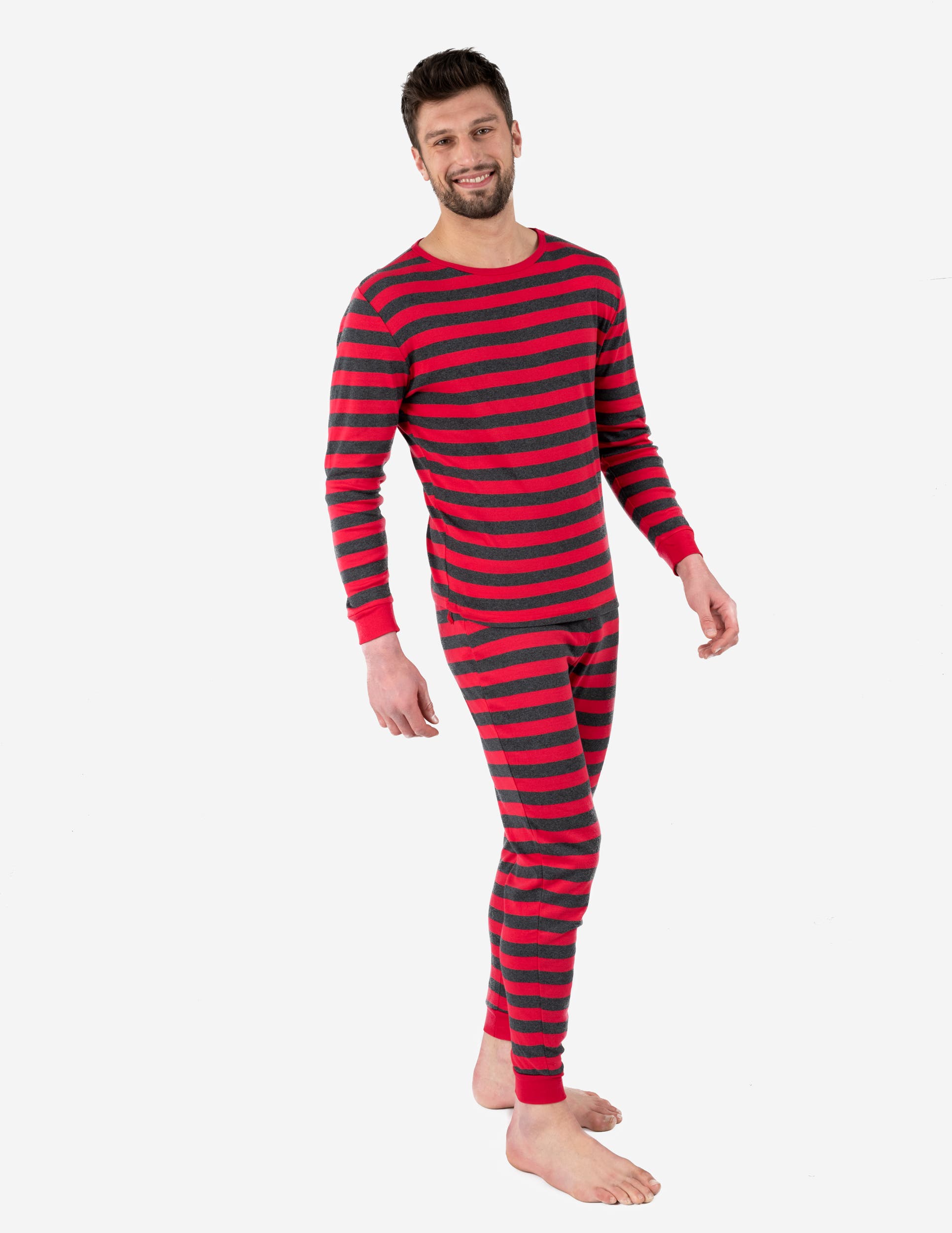 Red & Gray Stripes